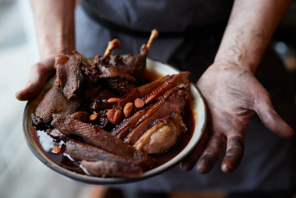 local duck from holmen lofoten hotel