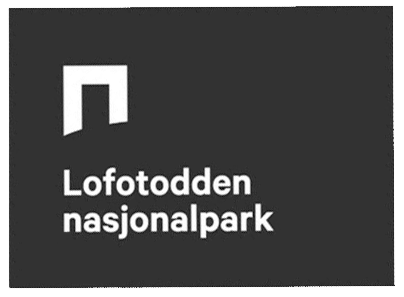 Logo: Lofotodden Nasjonalpark.